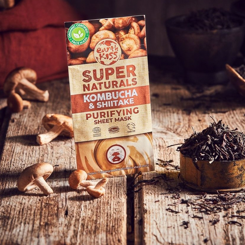 Earth Kiss ヴィーガンオーガニックフェイスマスク　5枚セット