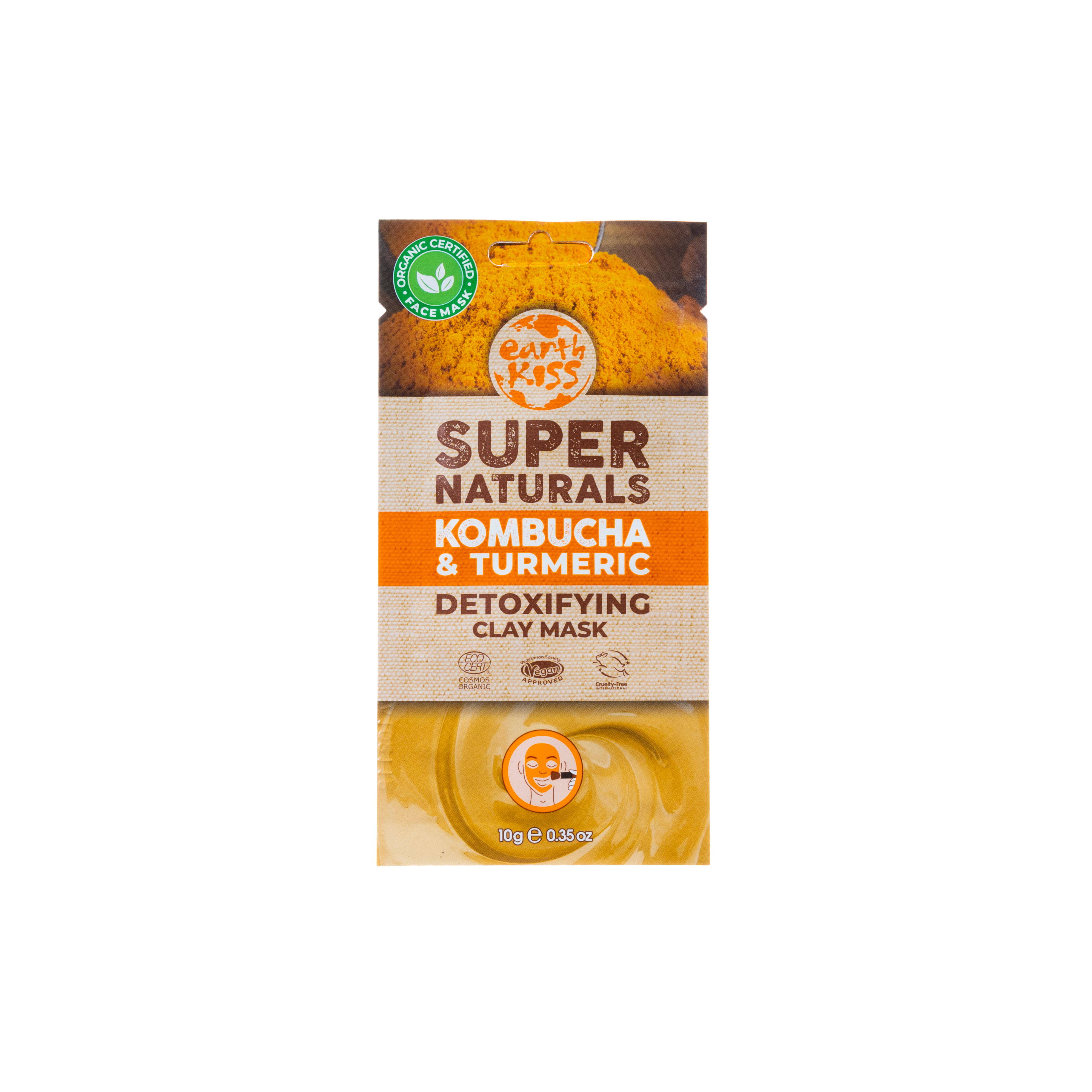 Earth Kiss ヴィーガンオーガニックフェイスマスク　5枚セット