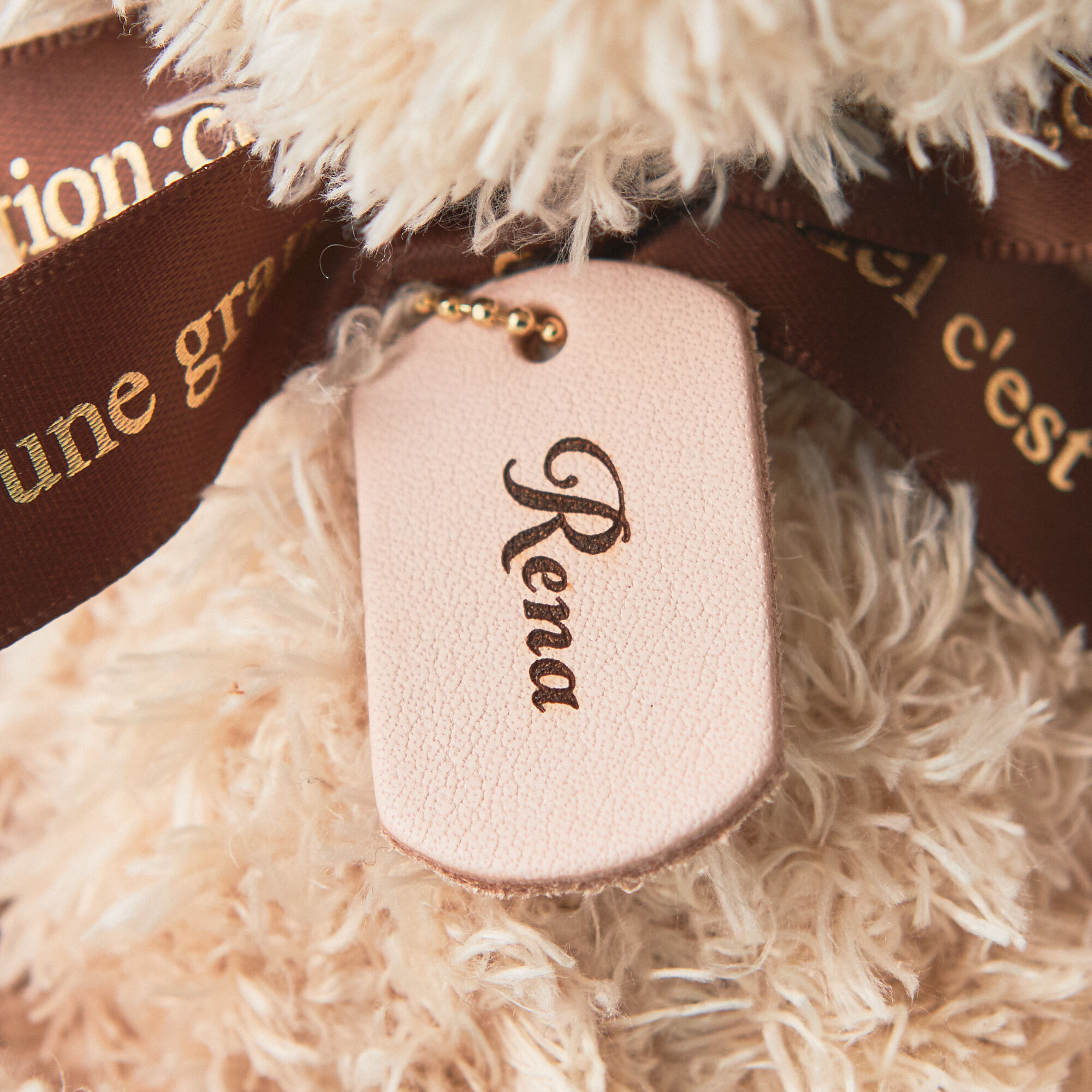 【BOX付】名入れできるテディベア＆イヴ・サンローラン香水ギフト