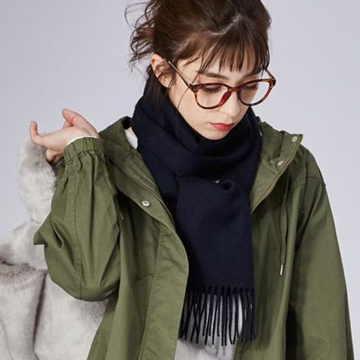 【名入れ】冬の贅沢ギフト　YSL香水＆カシミヤマフラーギフトセット