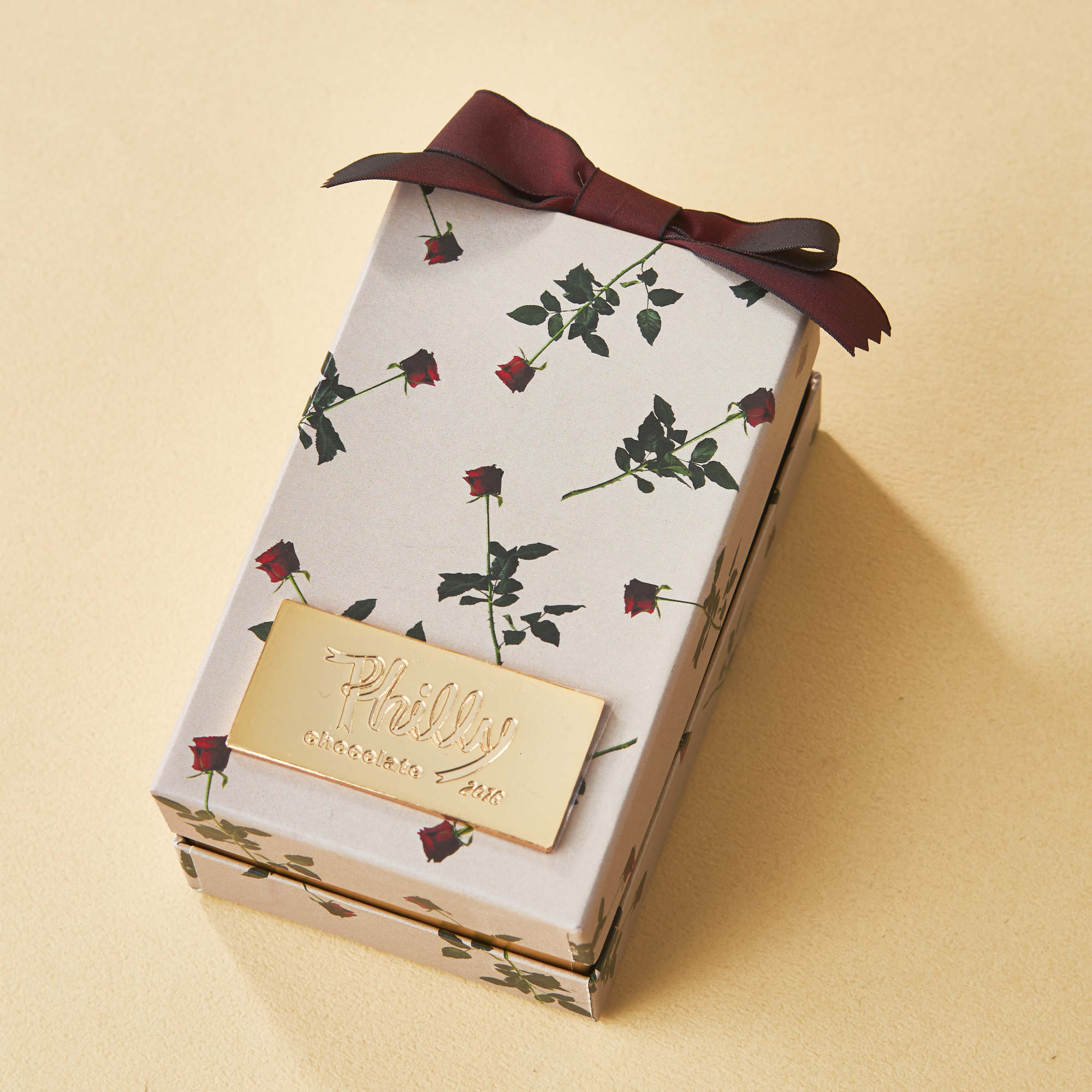 Rose Box(pink) お花のかたちのチョコレート