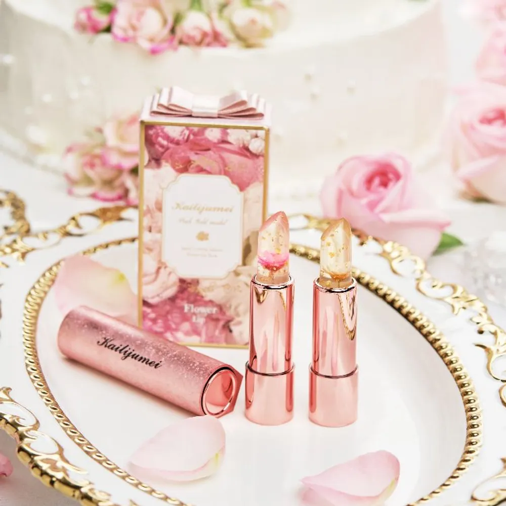 【刻印リップ】フラワーティントリップ［日本限定ピンクゴールドパッケージ］