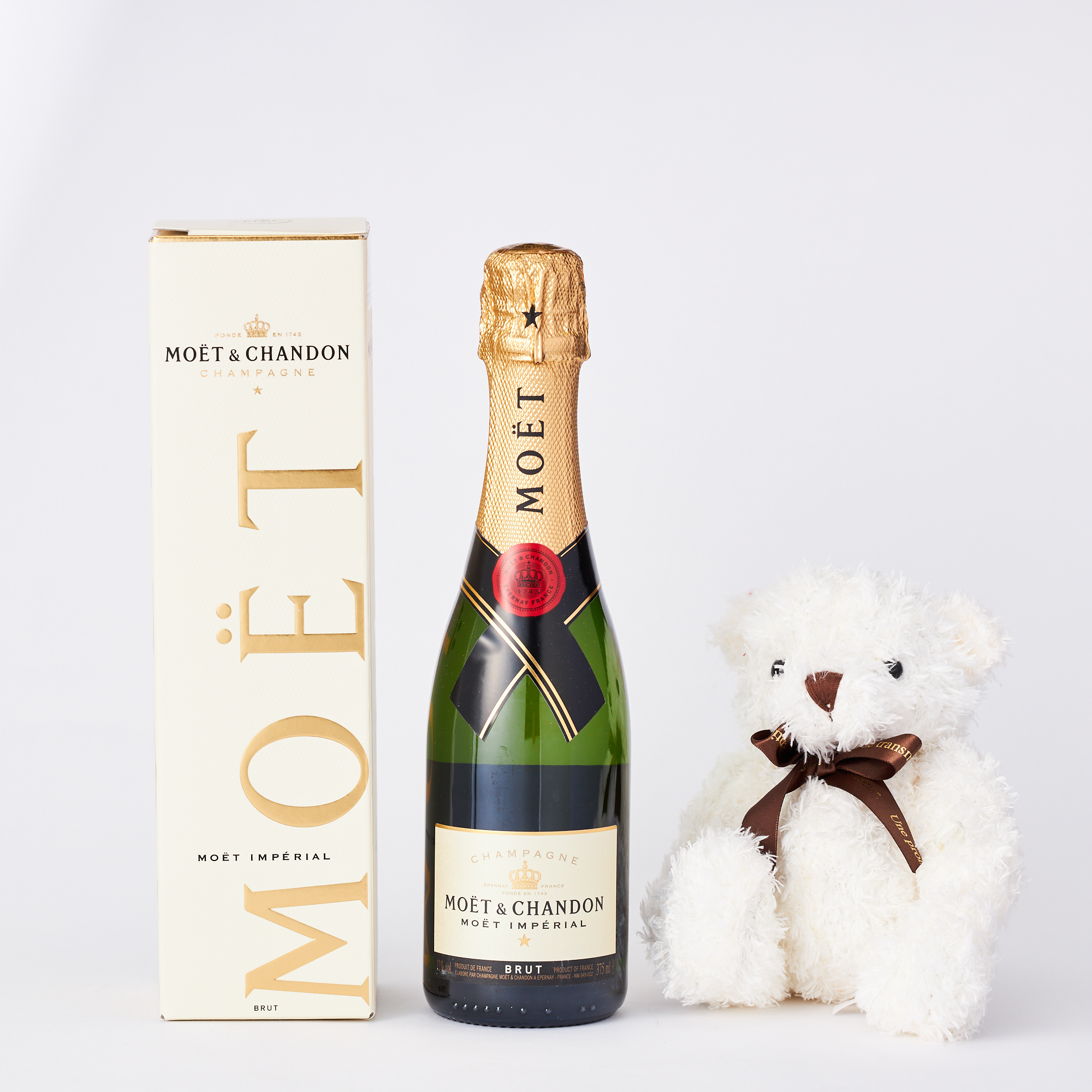 【ハリスツイード・MEN】選べるシャンパンハーフボトルと手袋セット