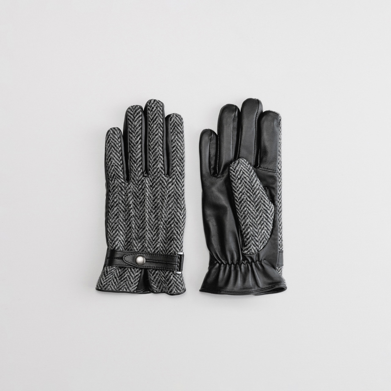 【ハリスツイード・MEN】選べるシャンパンハーフボトルと手袋セット