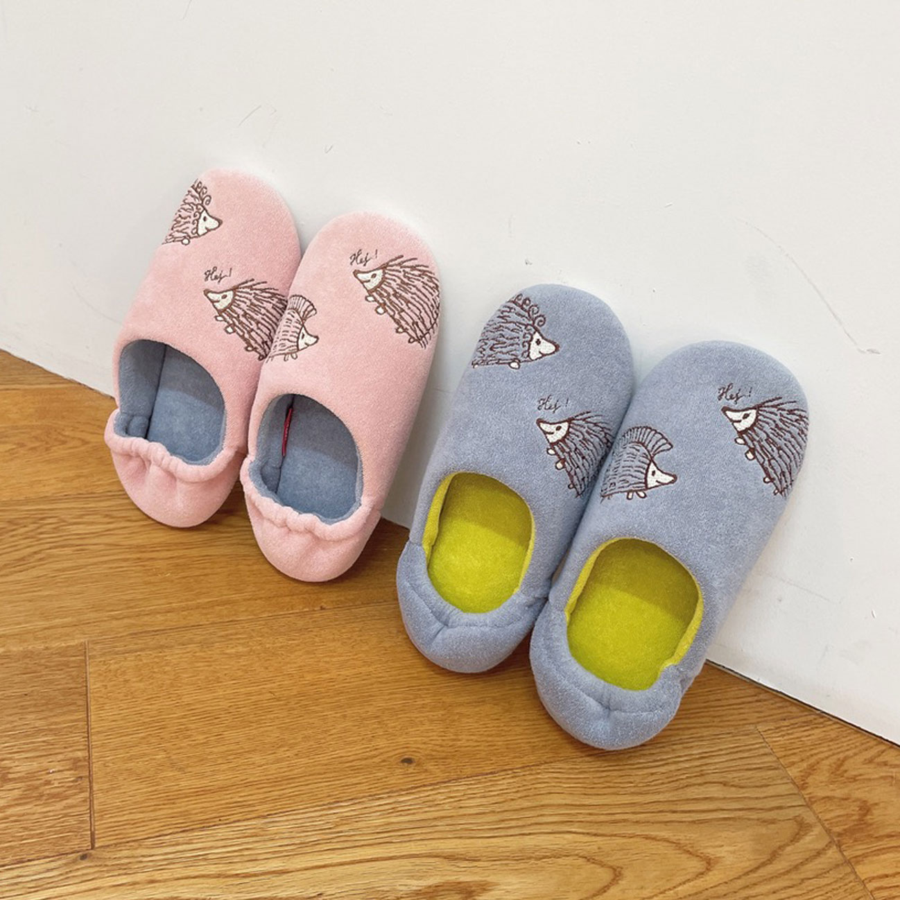 はりねずみルームシューズ