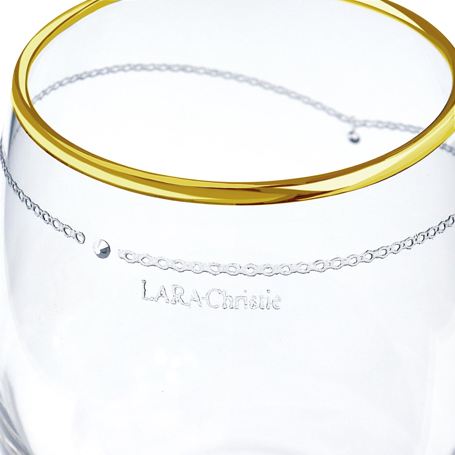 世界一のシャンパンとジュエリーブランドのグラスセット