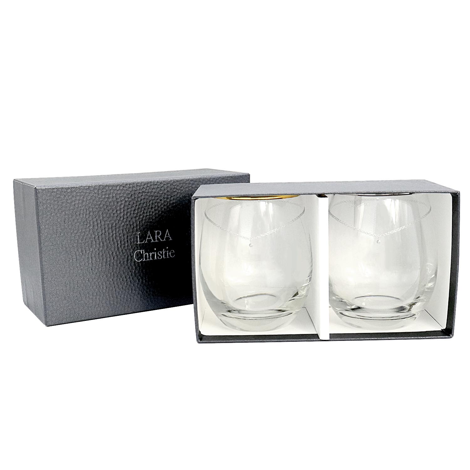 世界一のシャンパンとジュエリーブランドのグラスセット