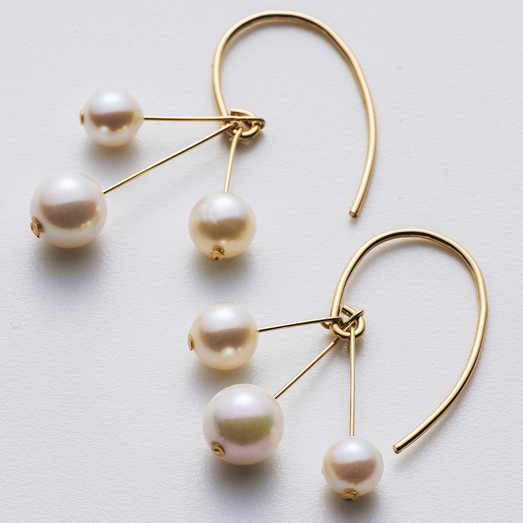 アコヤ真珠・淡水真珠フックピアス 5mm-6.5mm | S/PEARL（エスパール 