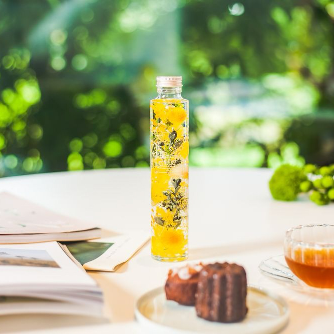 ◆ハーバリウム　271 お上品な秋ボトル*.:。✿*゜¨ ◇ハーバリウム271 お上品な秋ボトル*.:。✿*゜¨