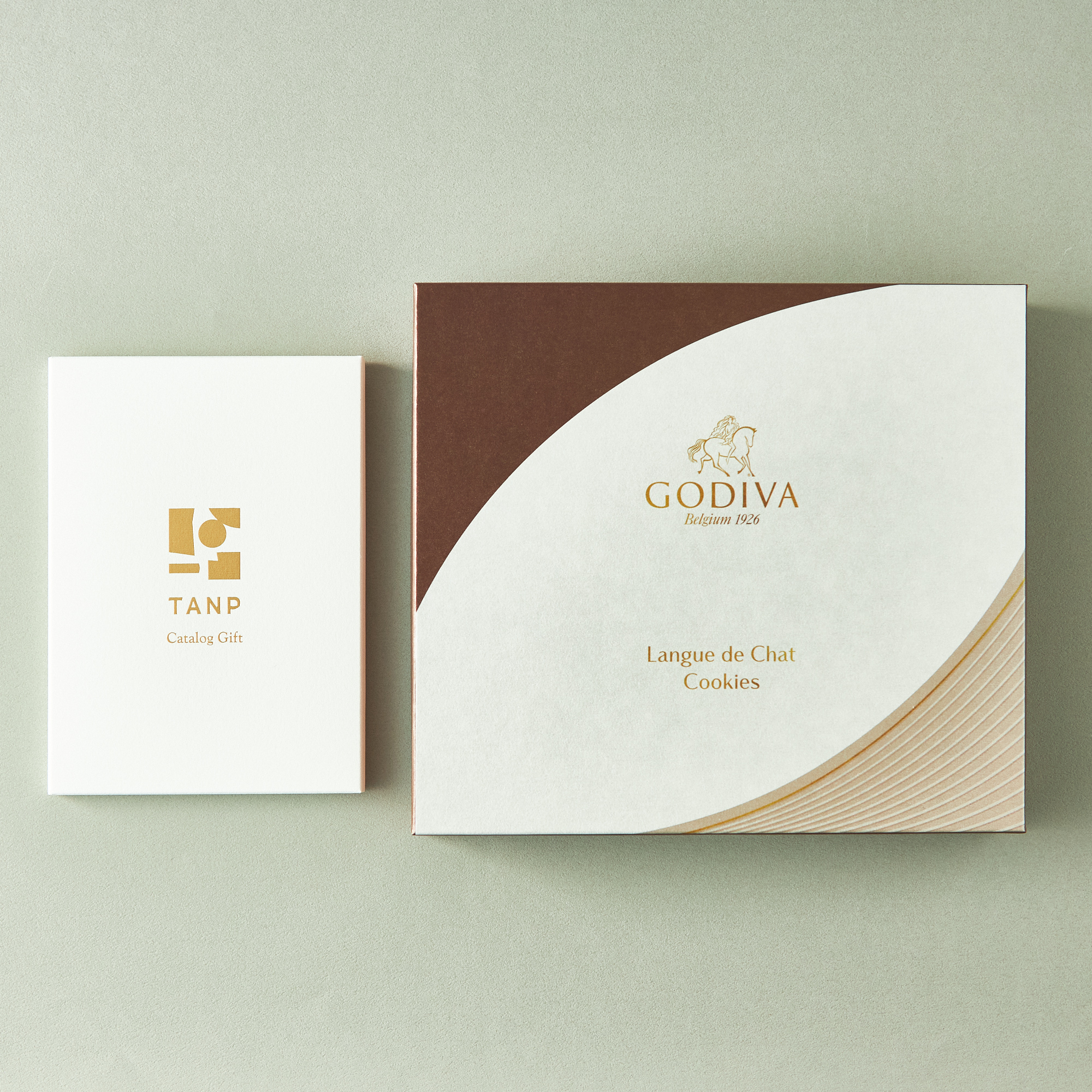 【結婚祝い専用】タンプオリジナルギフトカタログとGODIVAラングドシャクッキーセット