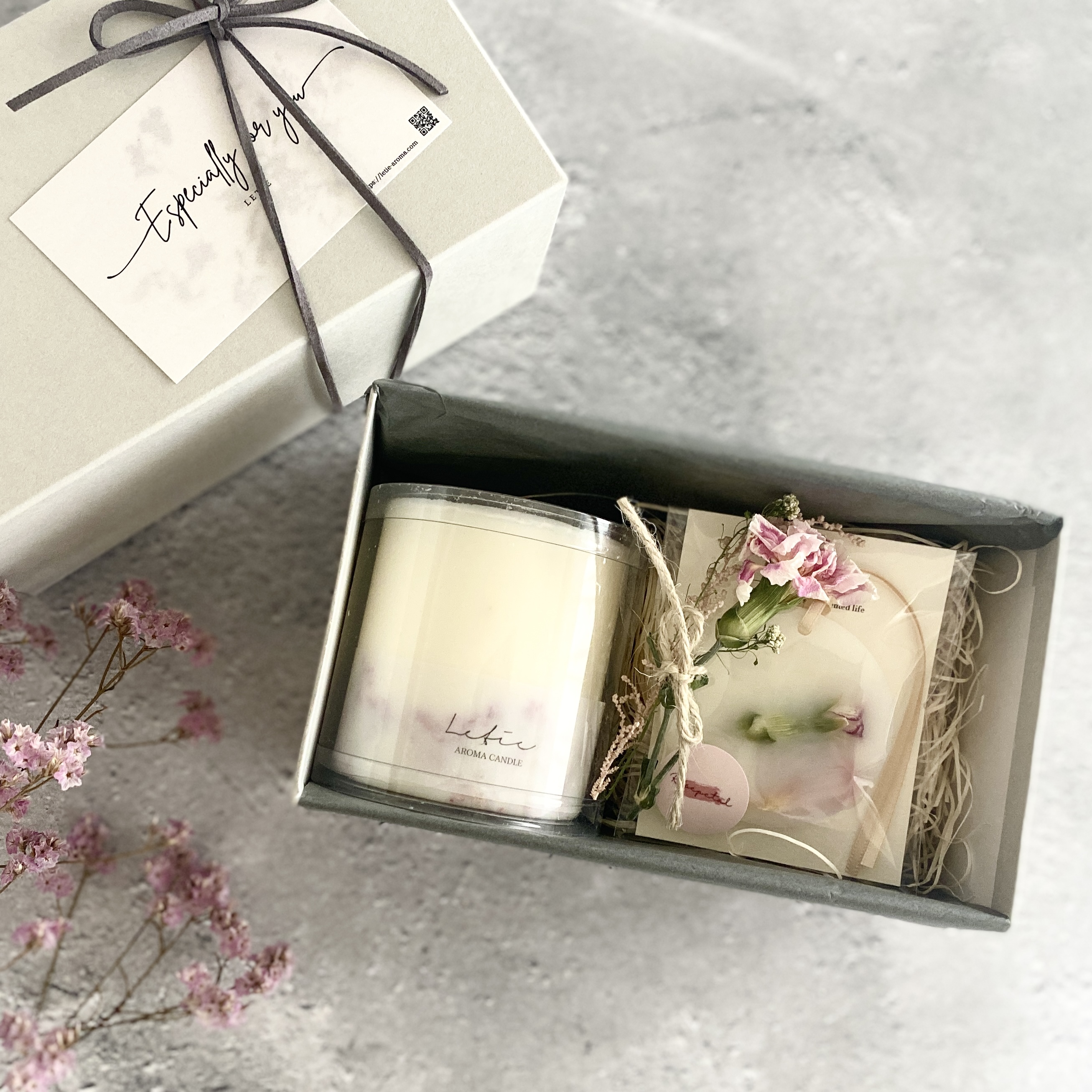 蜜蝋アロマキャンドル・ミニサシェセット | Letie（レティ）の