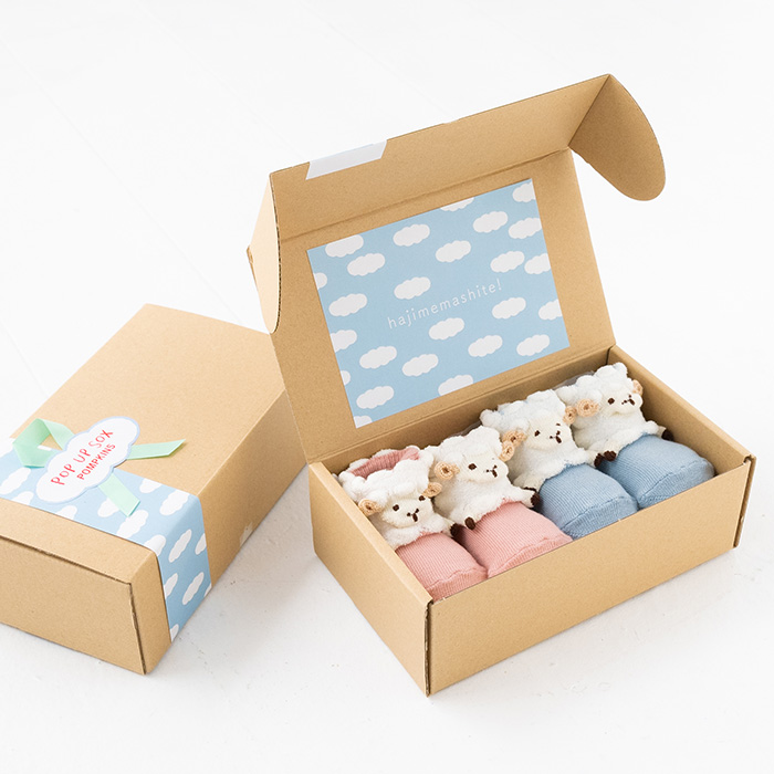 POP UP SOX ひつじ2色セット　
