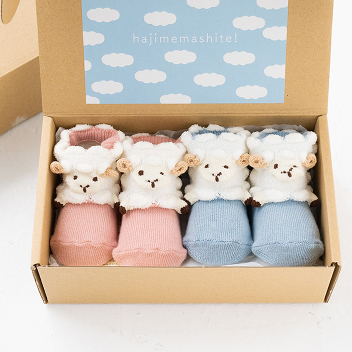POP UP SOX ひつじ2色セット　