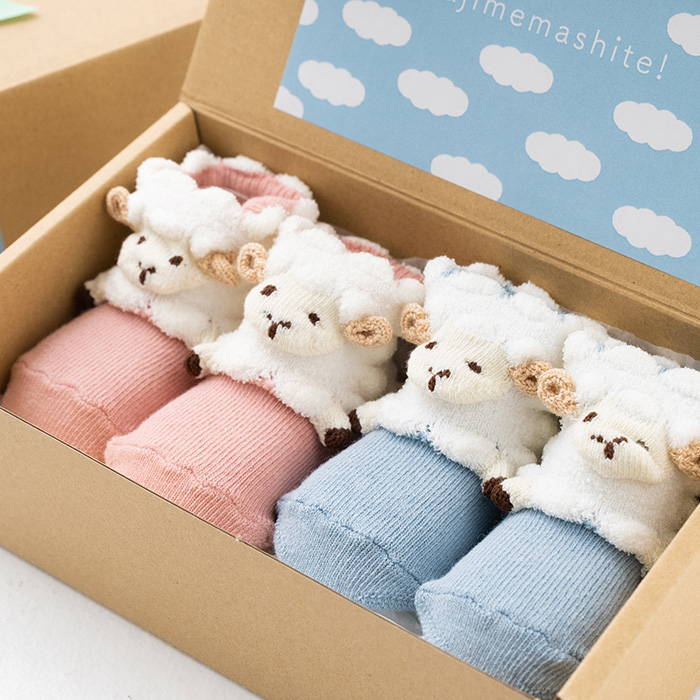 POP UP SOX ひつじ2色セット　