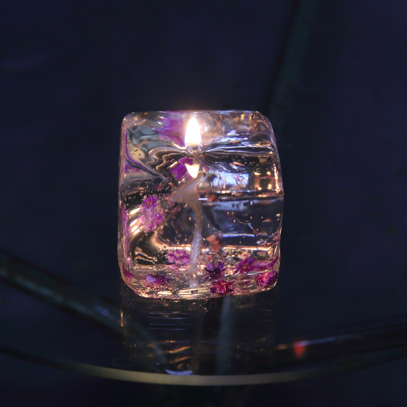 透明のハナキャンドル | Fluctuation candle（フラクチュエーション