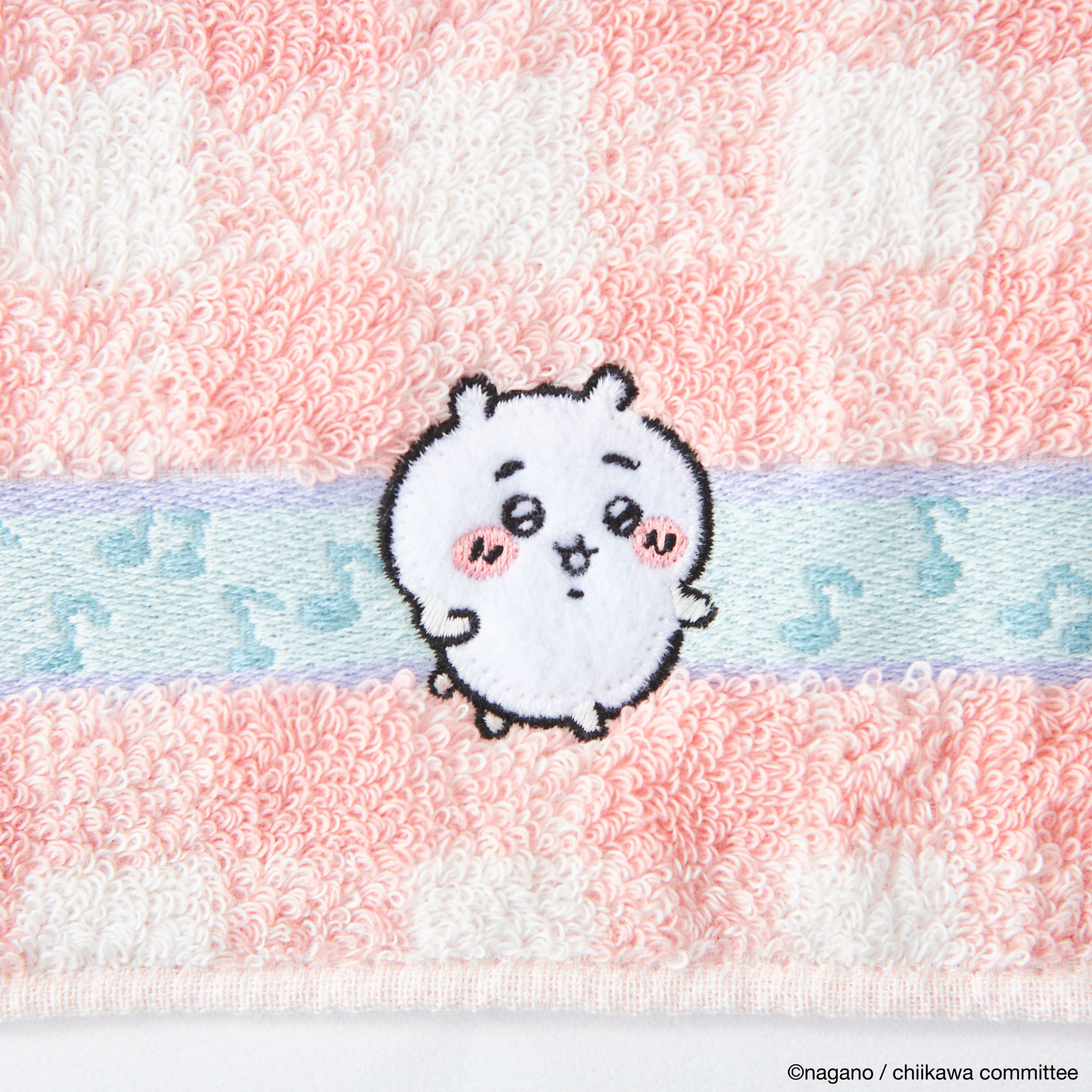 ちいかわ　タオルハンカチ　2枚セット（ピンク）