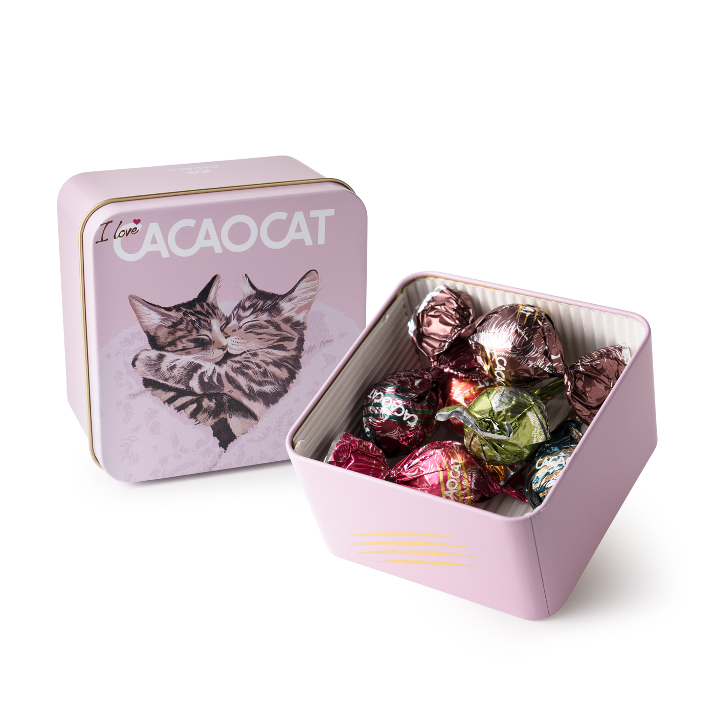 【期間限定】I love CACAOCAT缶　ミックス　6個入り HUG