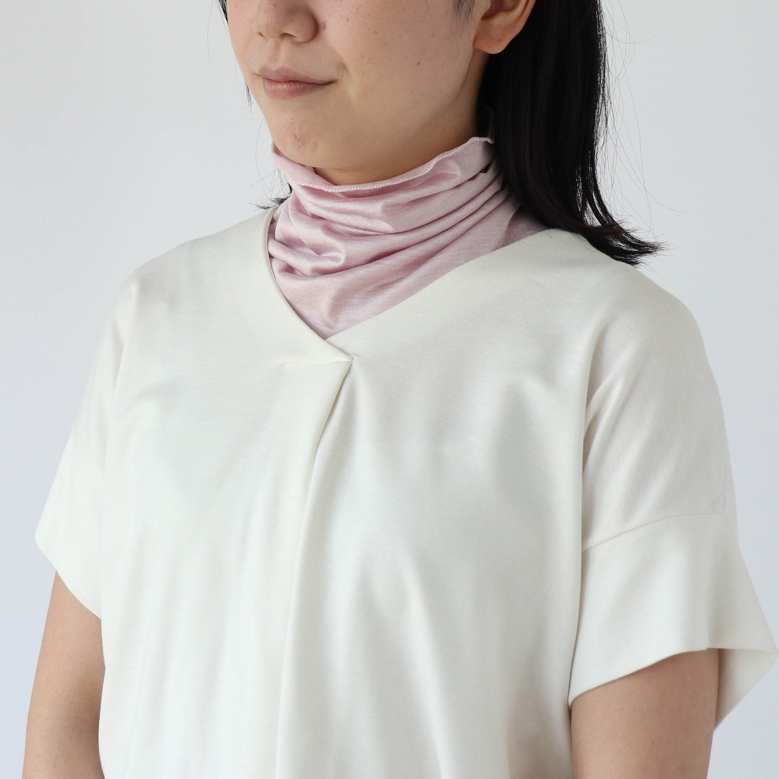 【UVカット90％】冷感シルクのネックカバー｜接触冷感