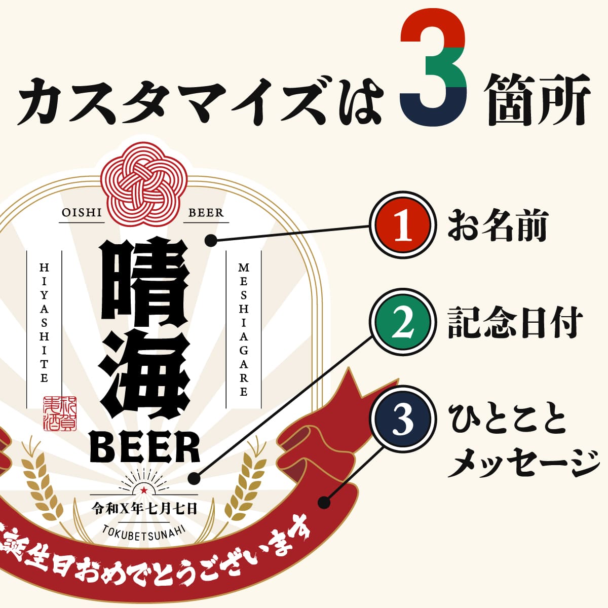 【名入れ】飲み比べ2種6本セット（和文字）≪メイメイビール≫【330ml / IPA3本+WHITE3本】