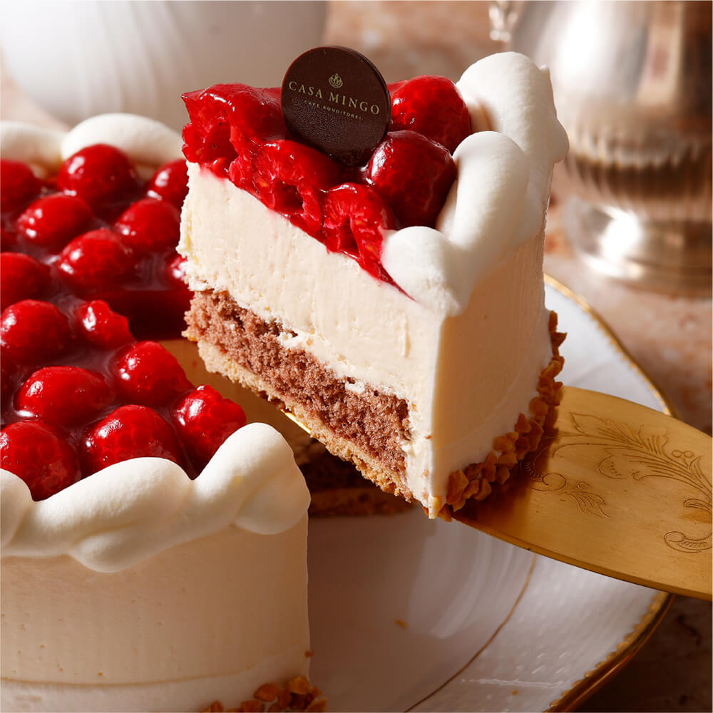 最高級洋菓子 シュス木苺レアチーズケーキ15cm ＆シュヴァルツベルダー キルシュトルテ15cmセット