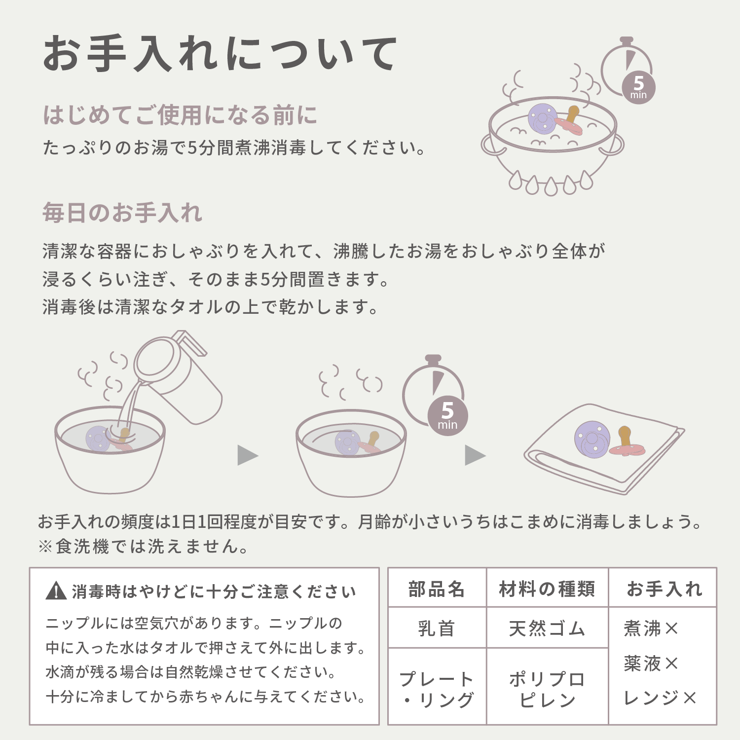おしゃぶり カラー 2PK(サイズ2)