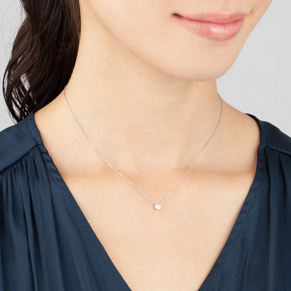 【名入れ刻印】オリジナルベア&一粒ネックレスセット