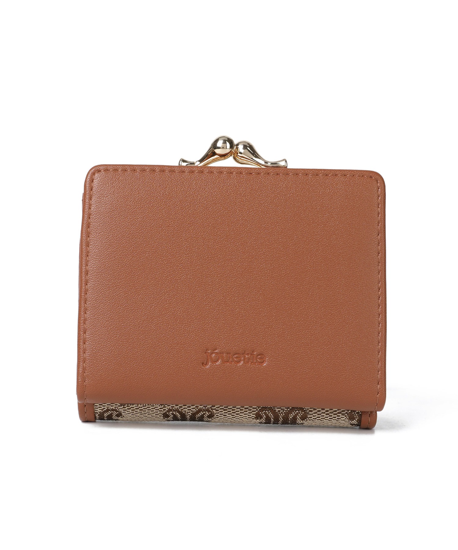 JJモノグラムジャガード がま口ミニ財布