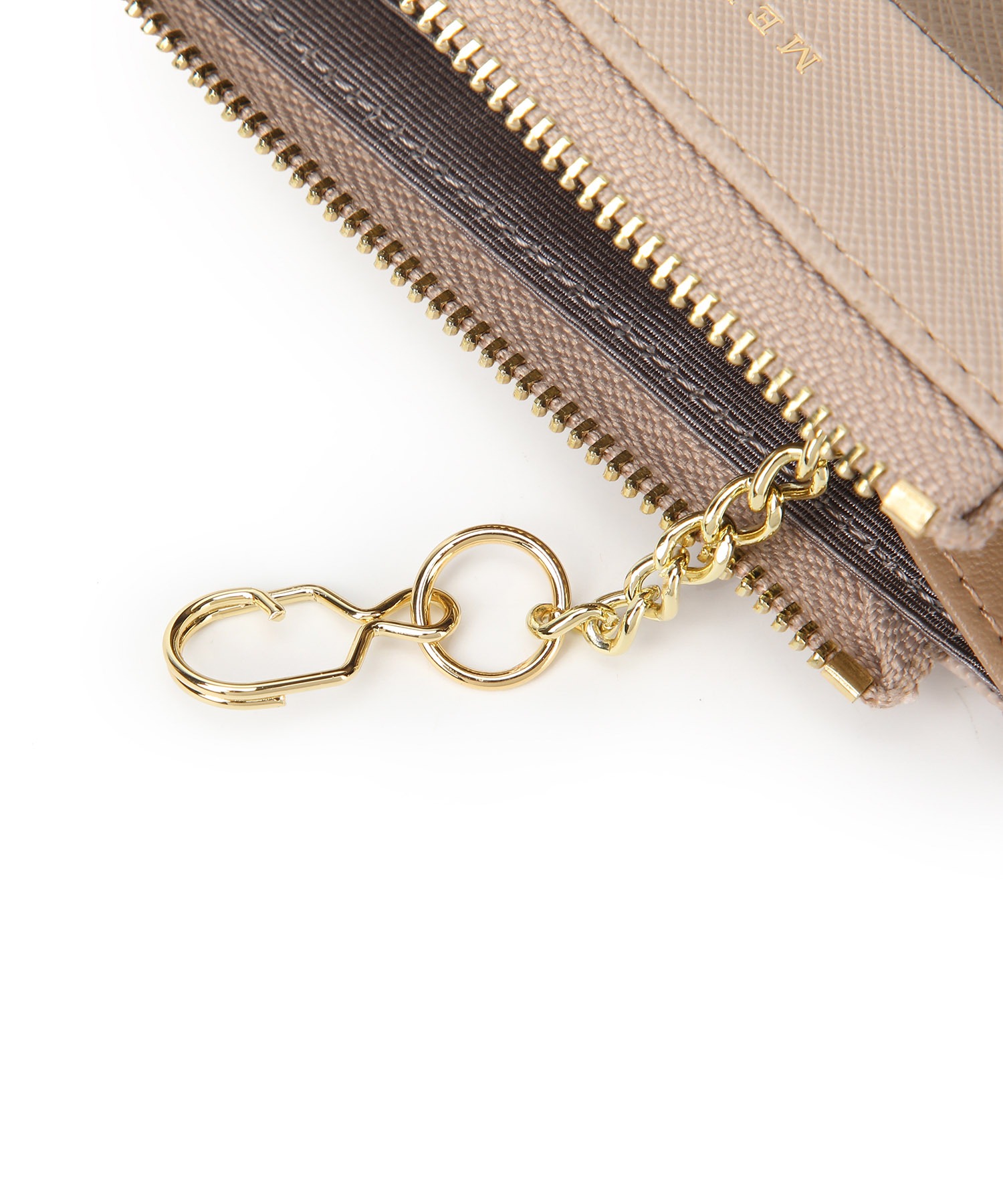 トリコカラーラウンドファスナースリムウォレット