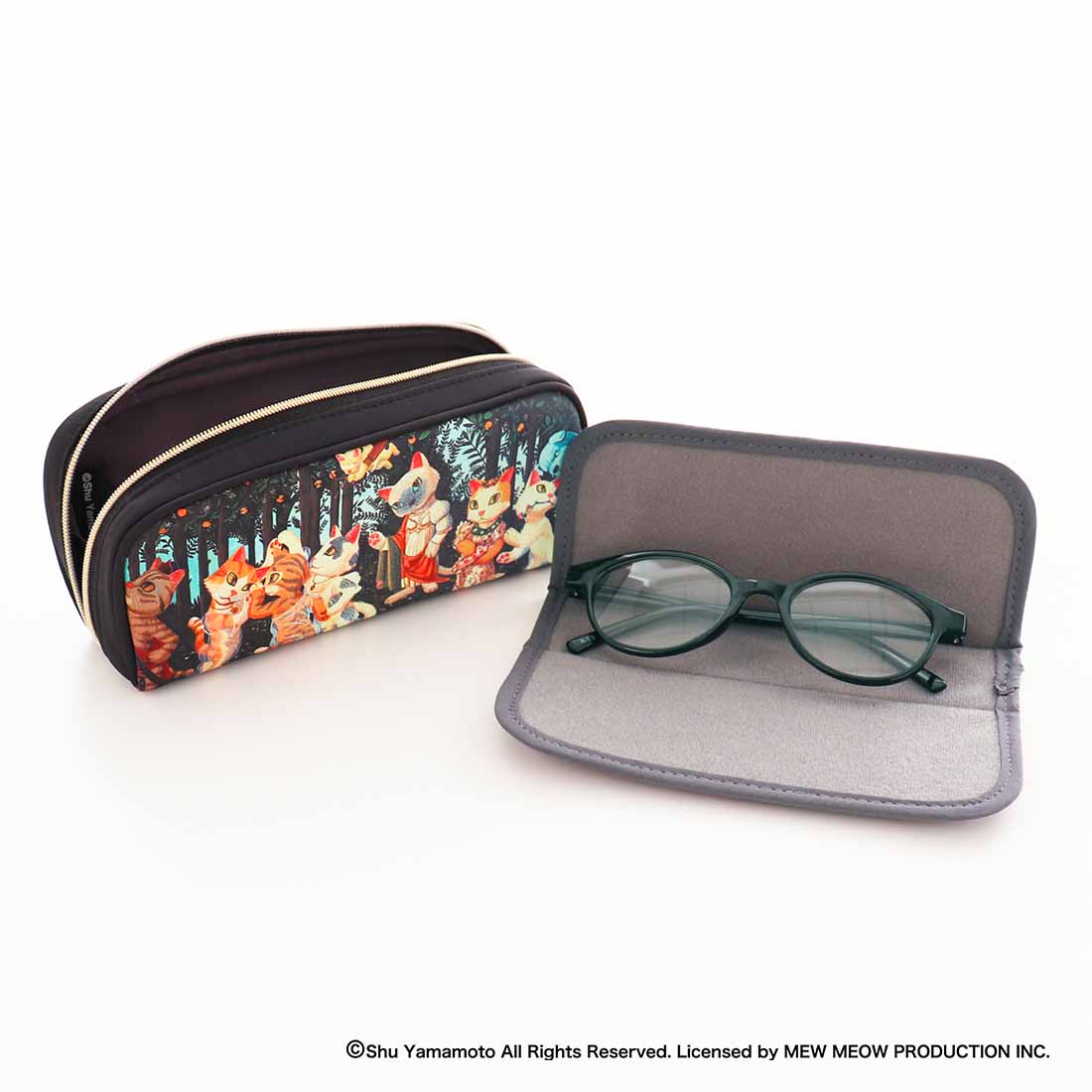 選べるプリントハンカチとポーチのギフトセット