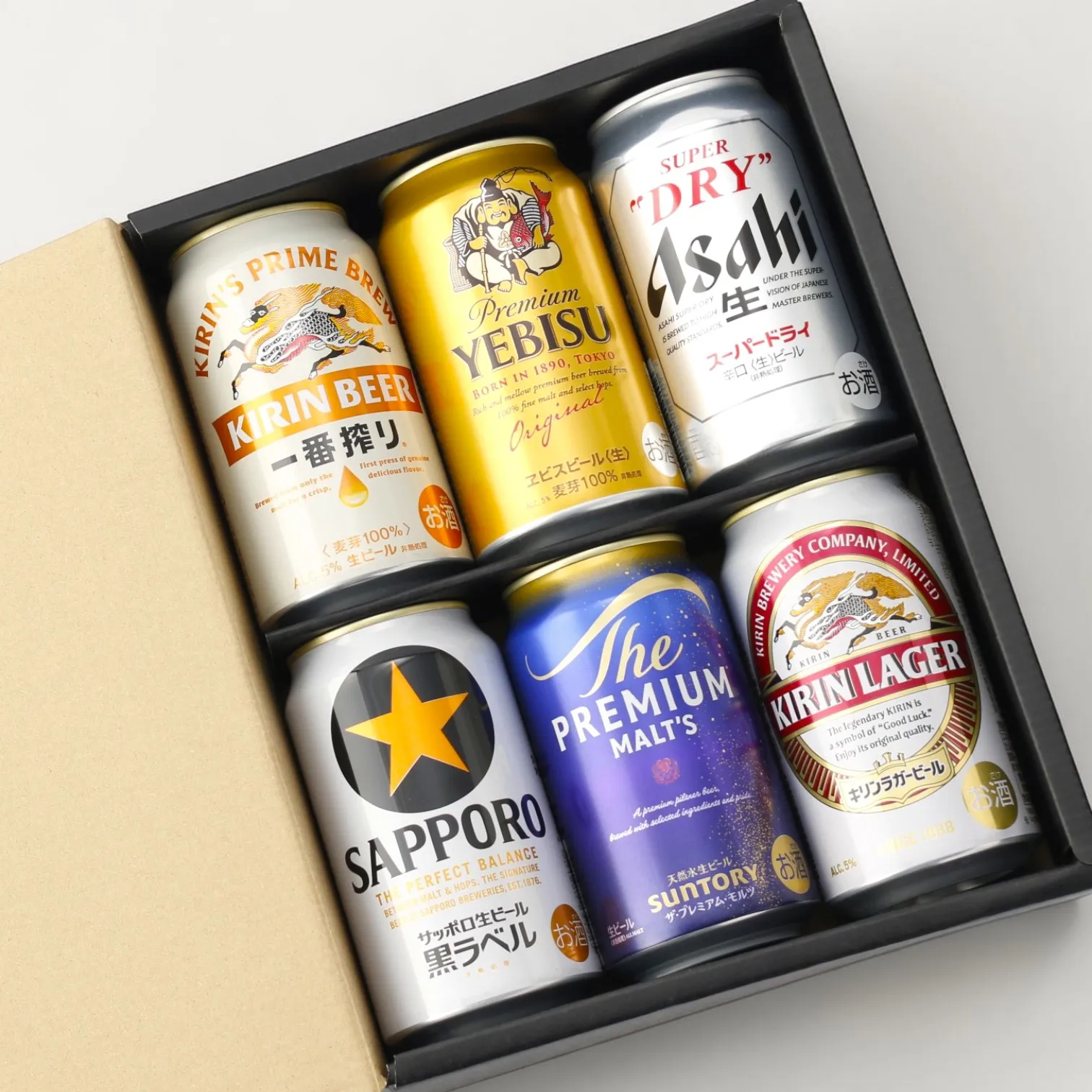 【BOX付き/飲み比べ】国産ビール飲み比べ6本セット