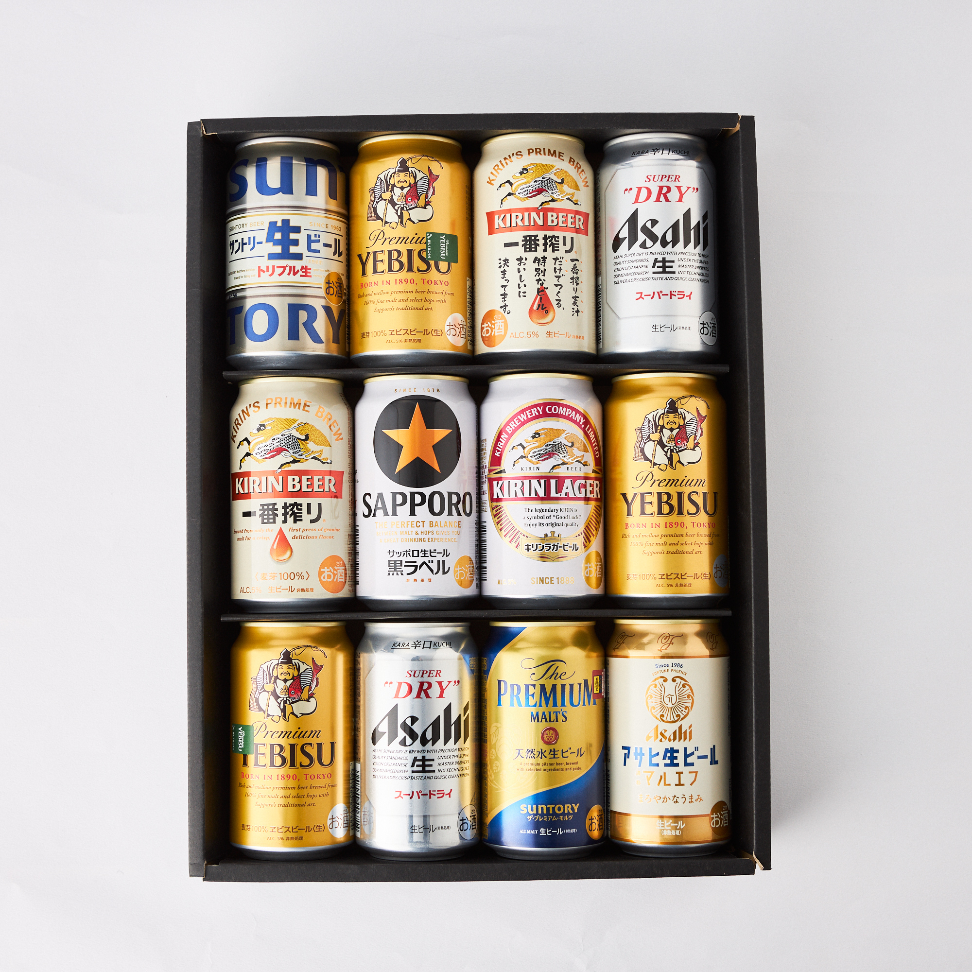 BOX付き/飲み比べ】国産ビール飲み比べ12本セット | アサヒ