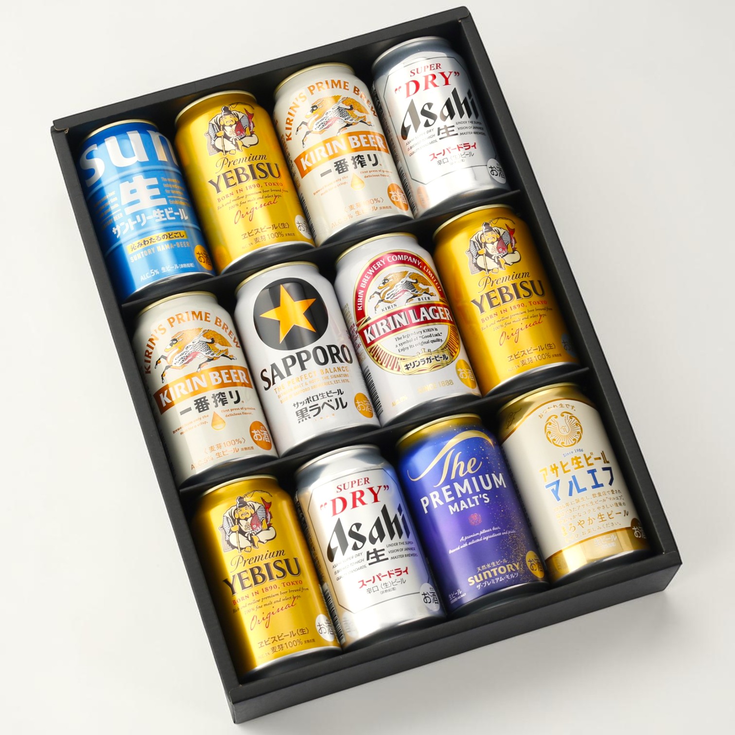 BOX付き/飲み比べ】国産ビール飲み比べ12本セット | アサヒビール 