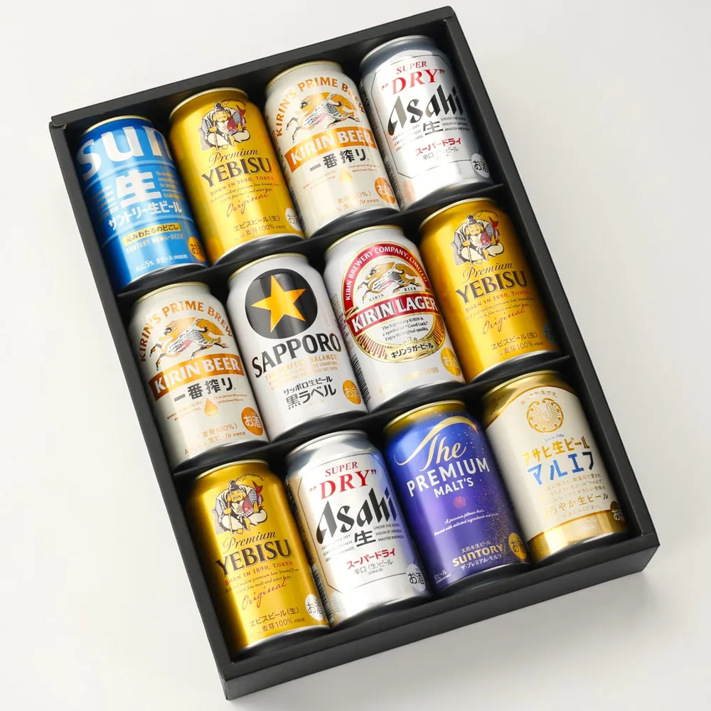 【BOX付き/飲み比べ】国産ビール飲み比べ12本セット