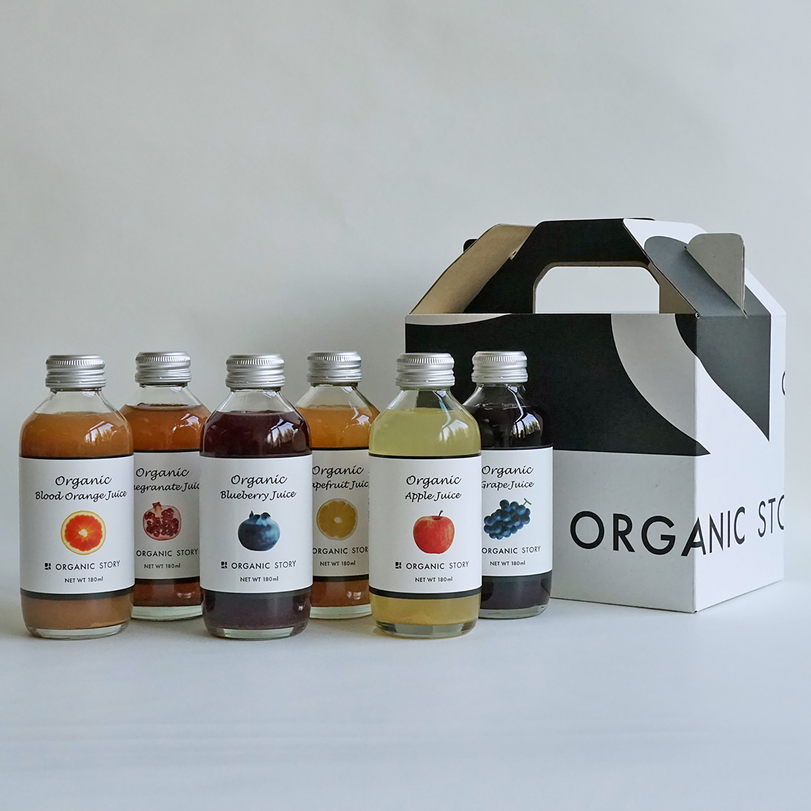 オーガニックジュース6種お試しセット(ストレート果汁100％)