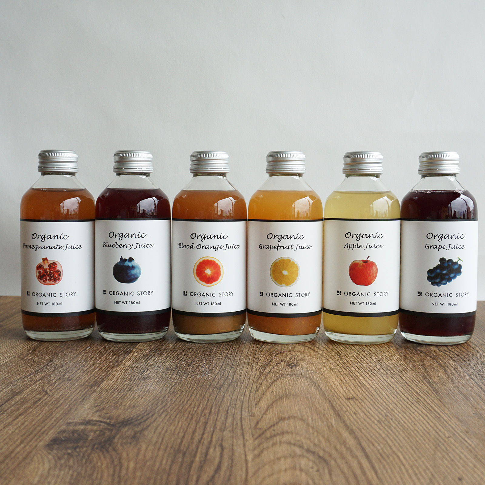 オーガニックジュース6種お試しセット(ストレート果汁100％)