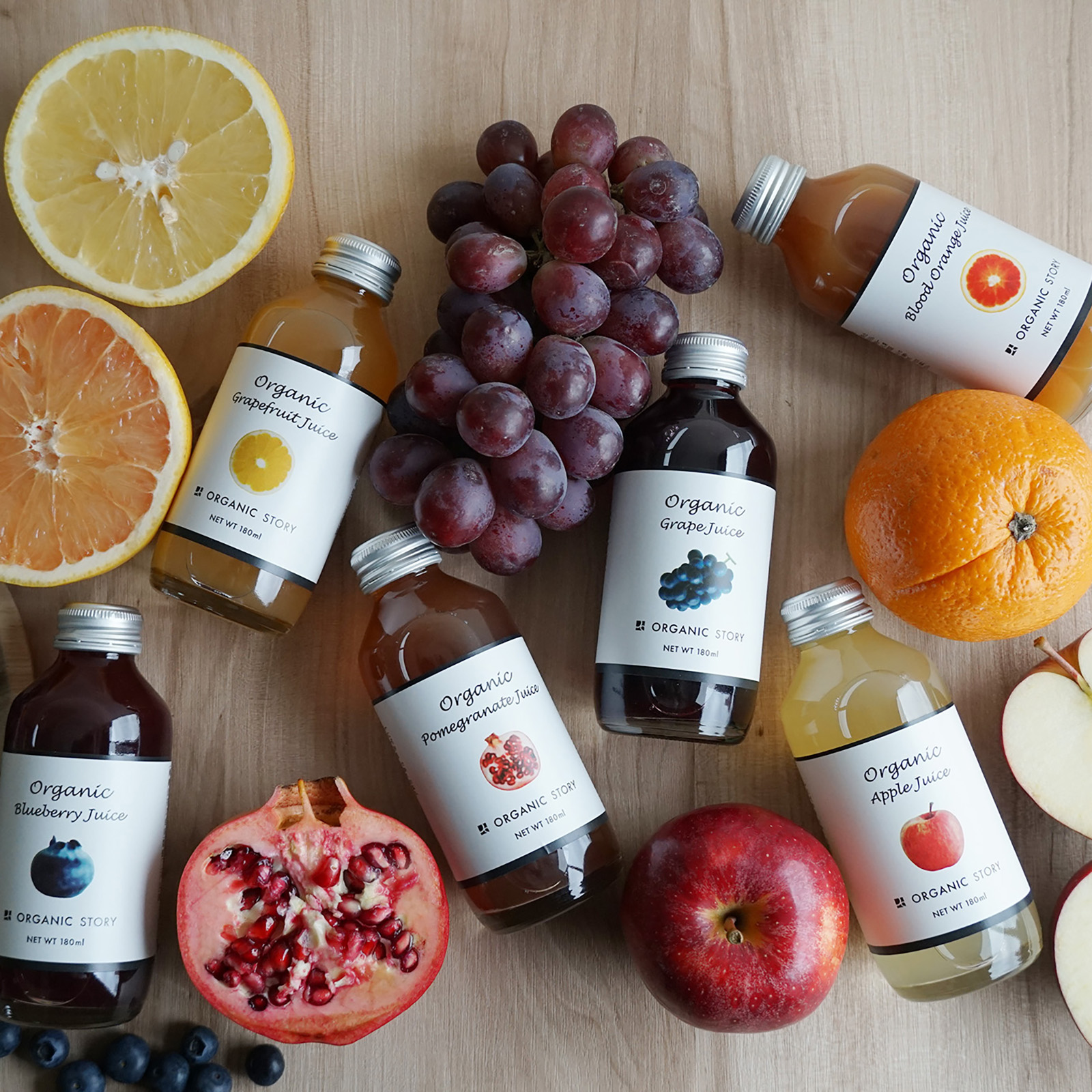 オーガニックジュース6種お試しセット(ストレート果汁100％)