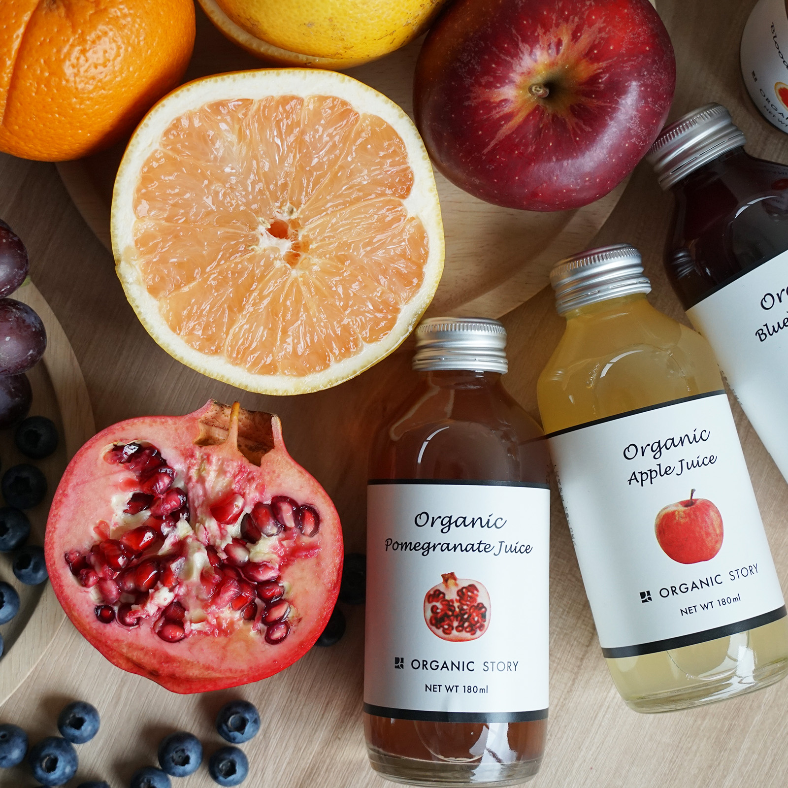 オーガニックジュース6種お試しセット(ストレート果汁100％)