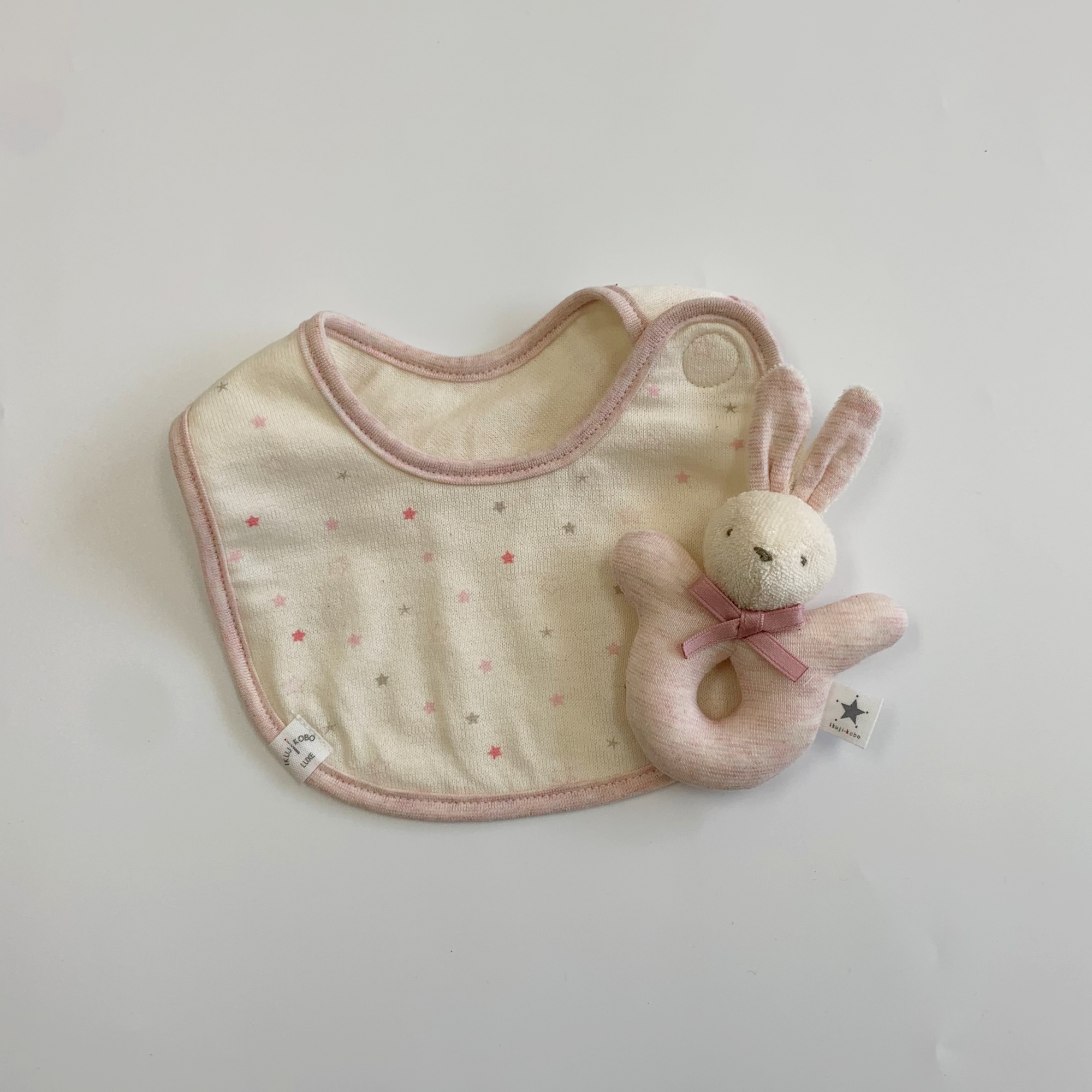 【名入れギフト】ラトル・スタイ&ふわふわアニマルブロックセット