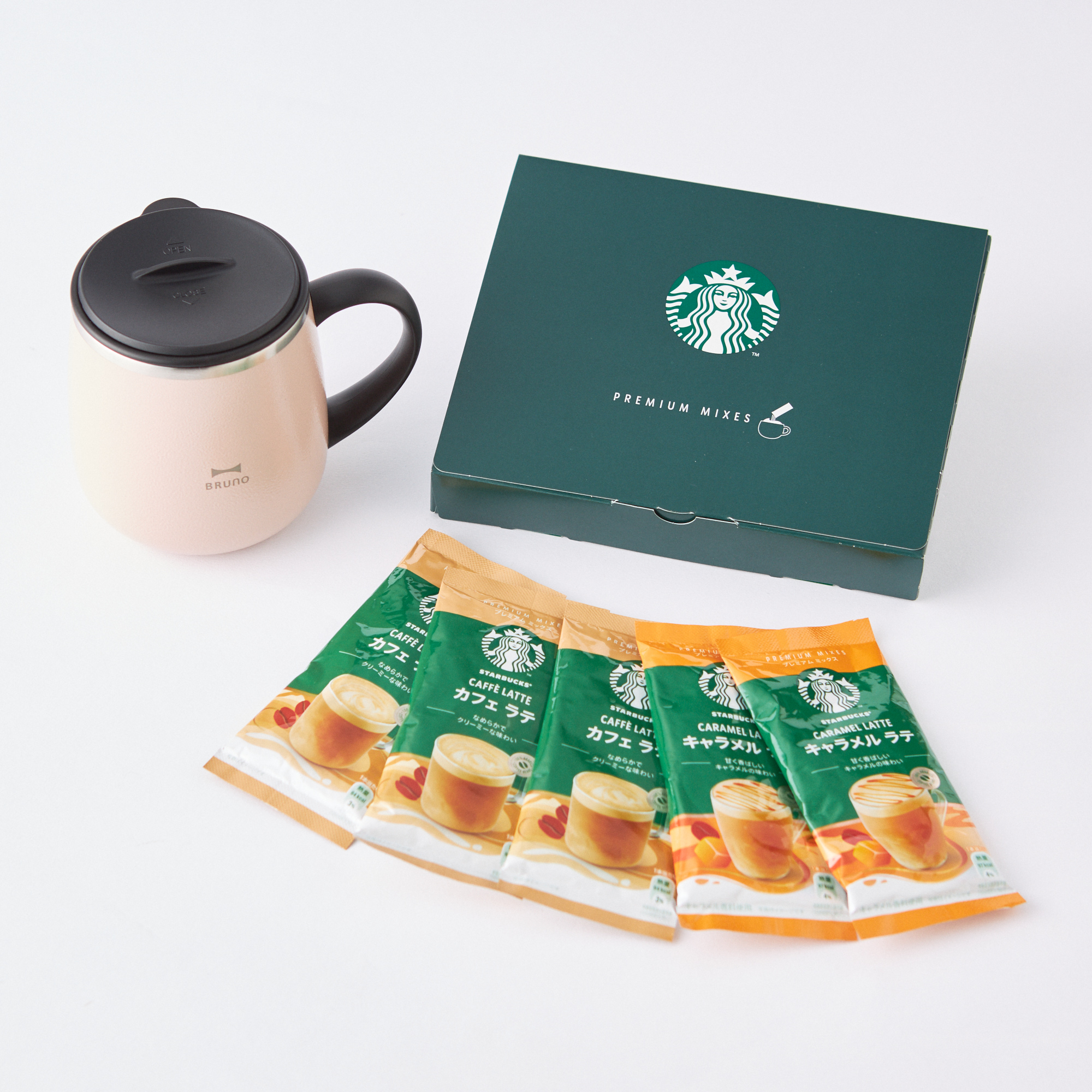 コーヒーとステンレスマグカップセット