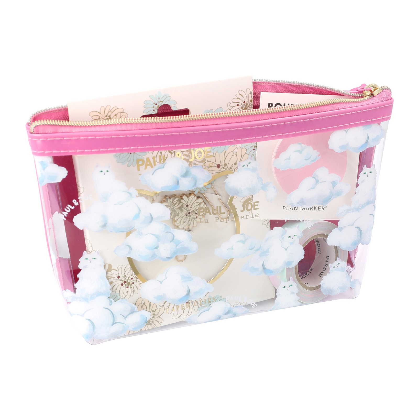 おしゃれに見える！かわいいクリアポーチ