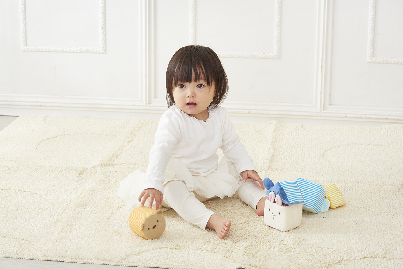 【出産祝い】カタログギフト "Baby"とふわふわアニマルブロックセット