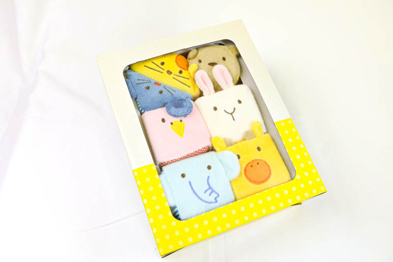 【出産祝い】カタログギフト "Baby"とふわふわアニマルブロックセット