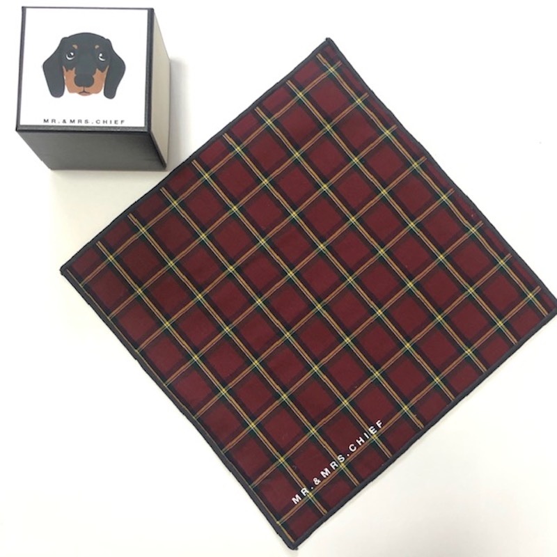 【ボックス付き】GODIVAクッキー・紅茶・INUハンカチセット