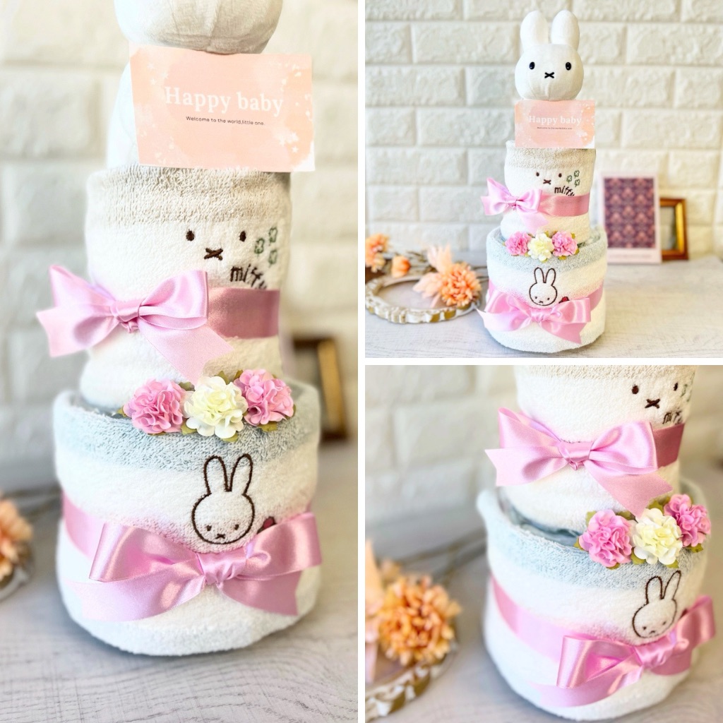 おむつケーキミッフィー