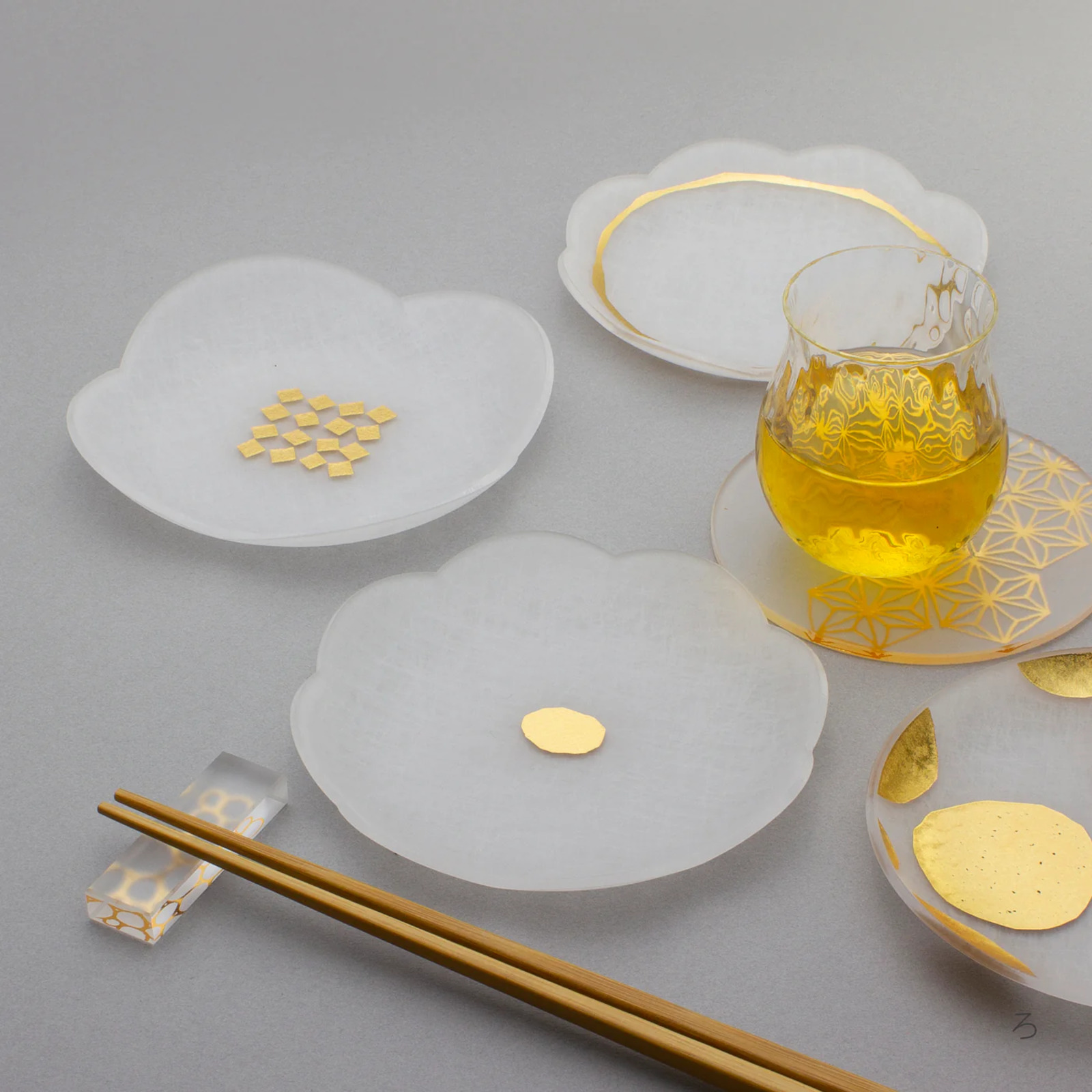 箔 mamezara 4枚セット木箱入り