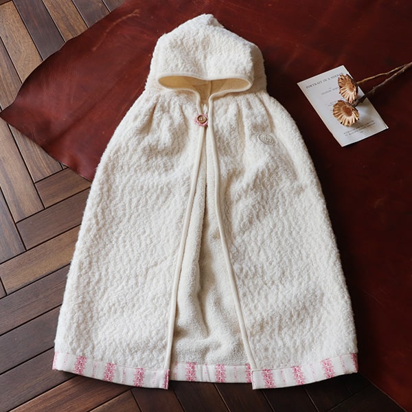 名入れ ポンチョバスローブ