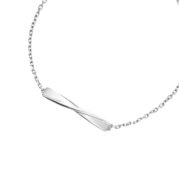 【ペアデザイン】ふたり寄りそうテディベア&バーラインブレスレットセット