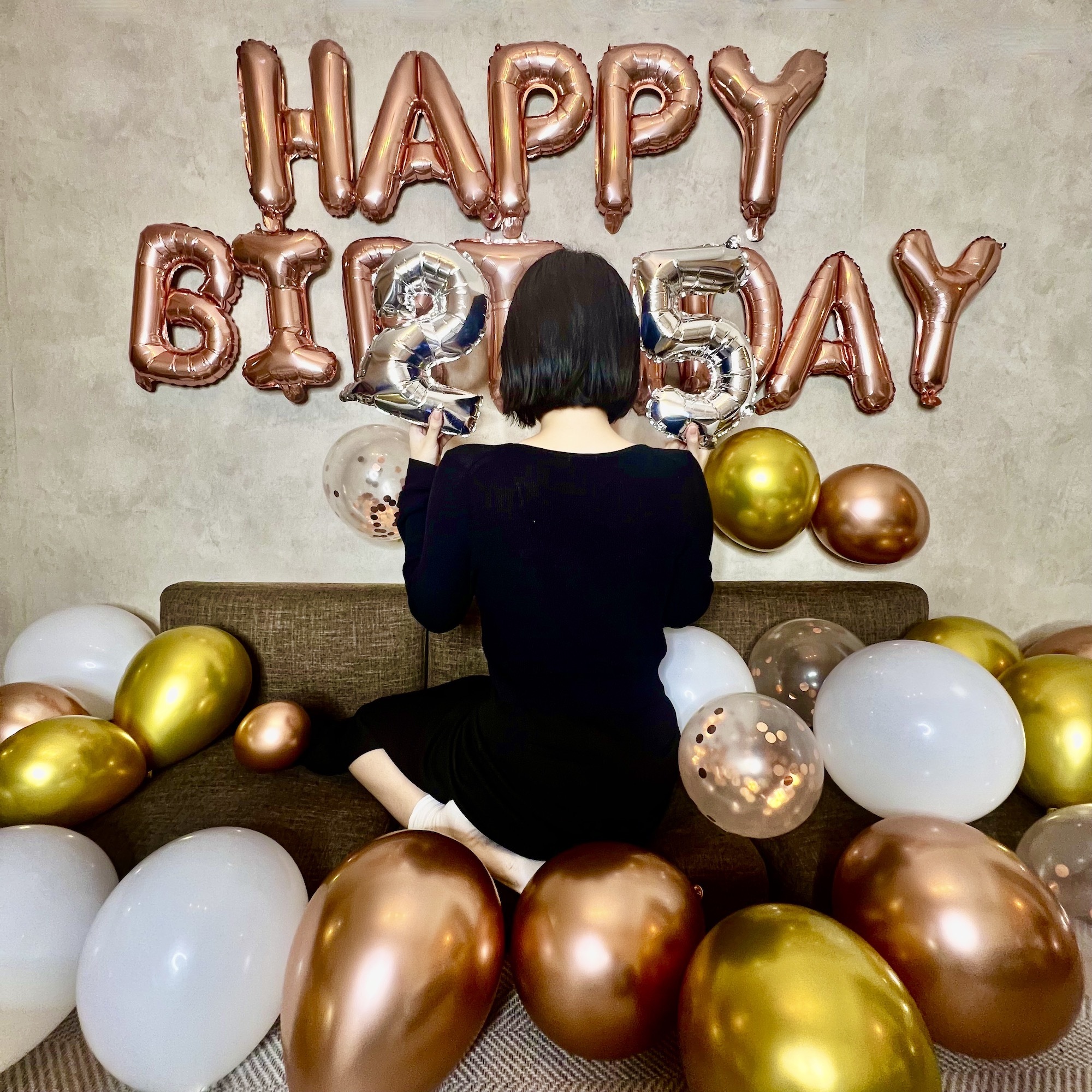 【お誕生日パーティー用】数字も選べるお誕生日バルーン