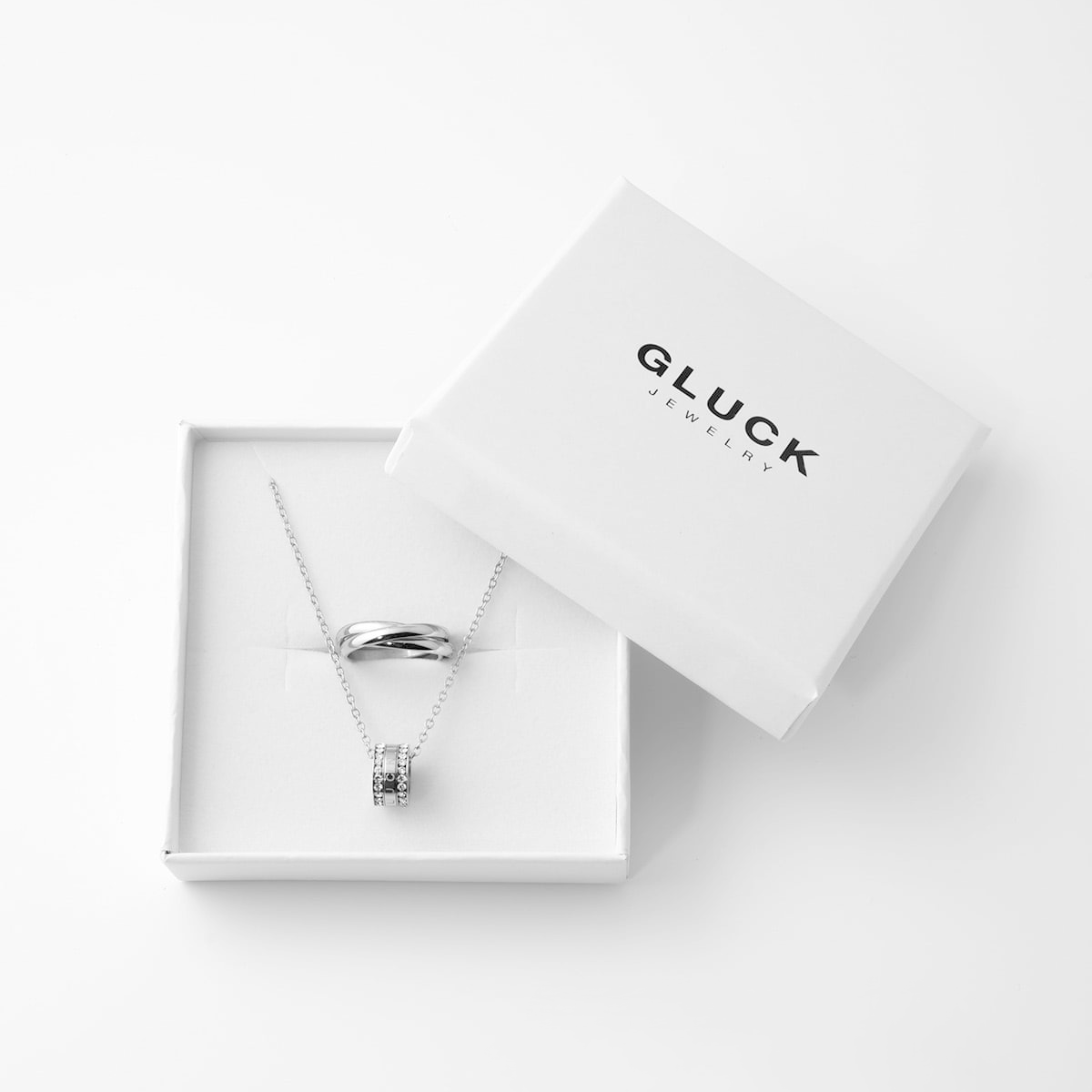 Licht necklace×Drei ring(ゴールド/シルバー)