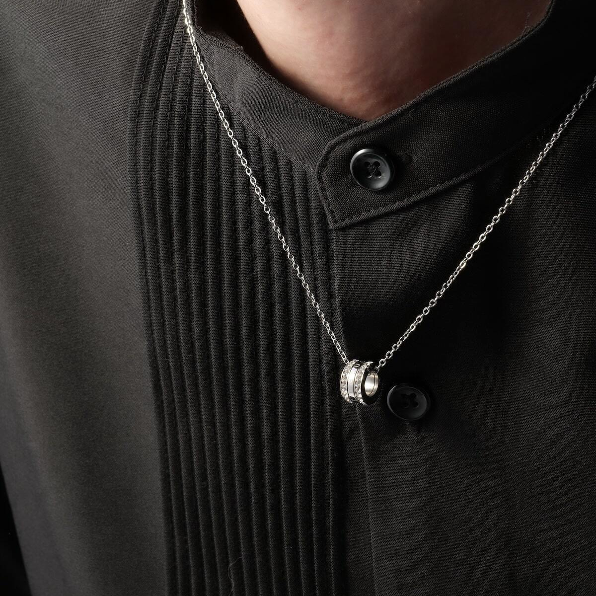 Licht necklace×Drei ring（ゴールド/シルバー）